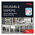 General Clean X60 Cloths, Jumbo Roll, 12.5 x 13.4, Blue, 1,100/Roll (34965)