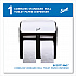 Pro High Capacity Coreless SRB Tissue Dispenser, 11.25 x 6.31 x 12.75, White (44517)