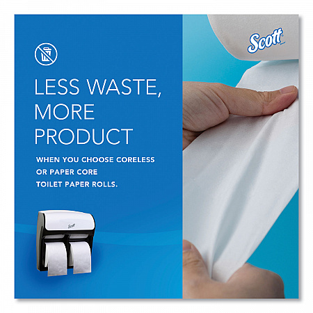 Pro High Capacity Coreless SRB Tissue Dispenser, 11.25 x 6.31 x 12.75, White (44517)
