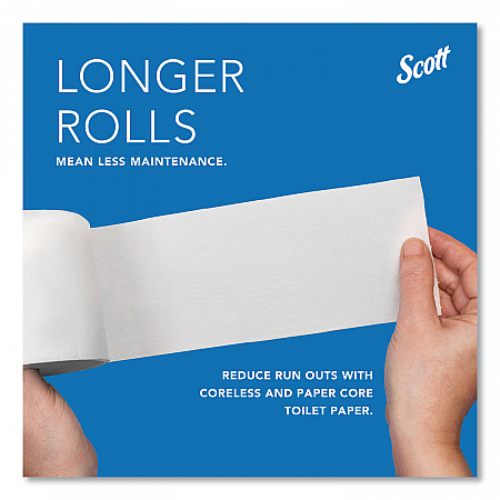 Pro High Capacity Coreless SRB Tissue Dispenser, 11.25 x 6.31 x 12.75, White (44517)