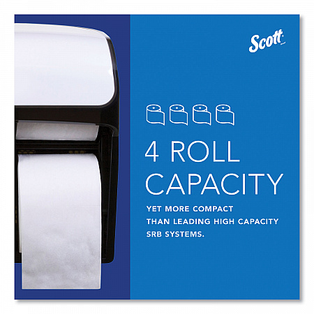 Pro High Capacity Coreless SRB Tissue Dispenser, 11.25 x 6.31 x 12.75, White (44517)