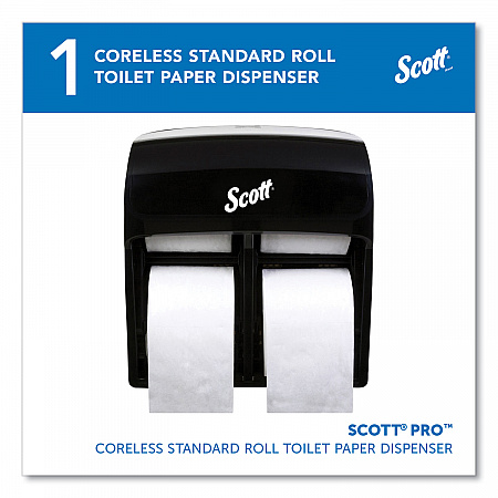 Pro High Capacity Coreless SRB Tissue Dispenser, 11.25 x 6.31 x 12.75, Black (44518)