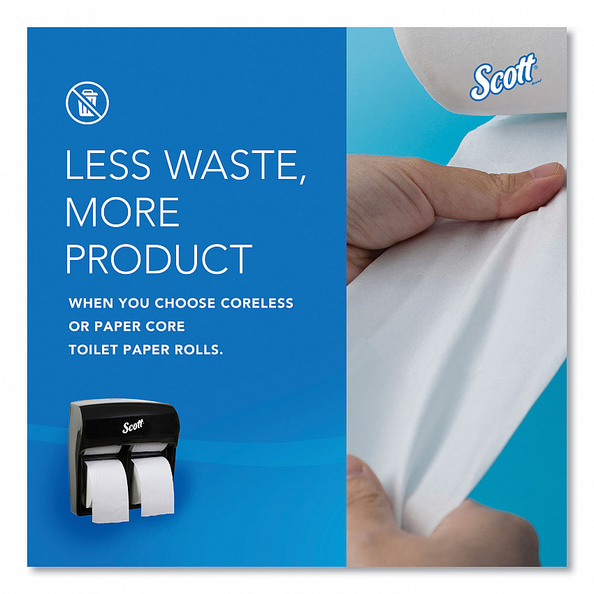 Pro High Capacity Coreless SRB Tissue Dispenser, 11.25 x 6.31 x 12.75, Black (44518)