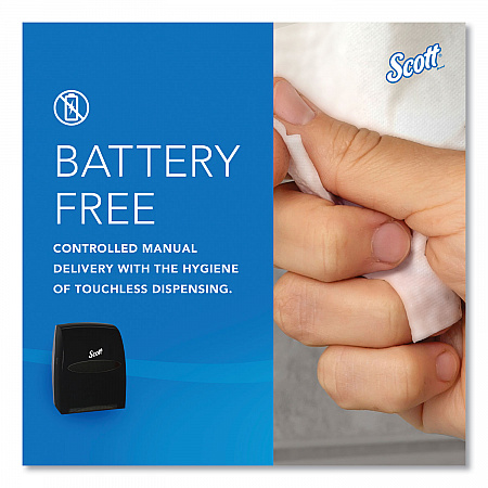 Essential Manual Hard Roll Towel Dispenser, 13.06 x 11 x 16.94, Black (46253)