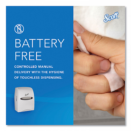 Essential Manual Hard Roll Towel Dispenser, 13.06 x 11 x 16.94, White (46254)