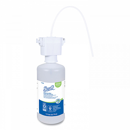 Essential Green Certified Foam Skin Cleanser Refill, Fragrance-Free, 1,500 mL, 2/Carton (11285)
