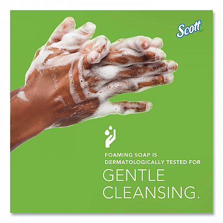 Essential Green Certified Foam Skin Cleanser Refill, Fragrance-Free, 1,500 mL, 2/Carton (11285)