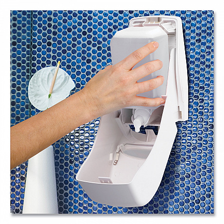 Essential Alcohol-Free Foam Hand Sanitizer, 1,000 mL Cassette, Unscented, 6/Carton (12977)