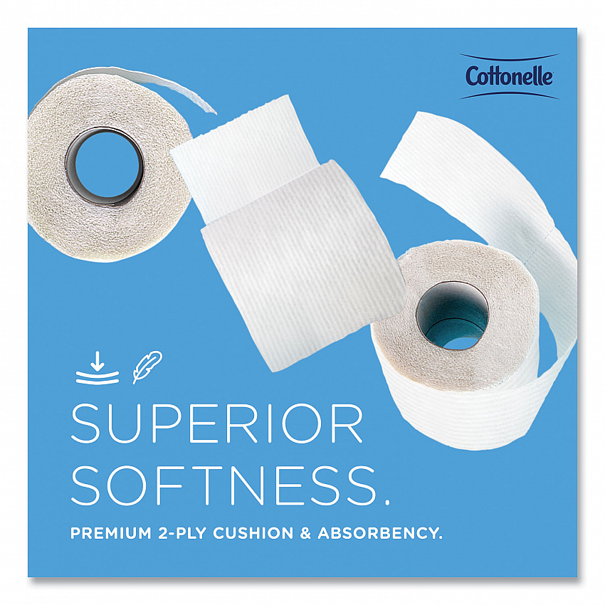 Two-Ply Bathroom Tissue, Septic Safe, White, 451 Sheets/Roll, 20 Rolls/Carton (13135)
