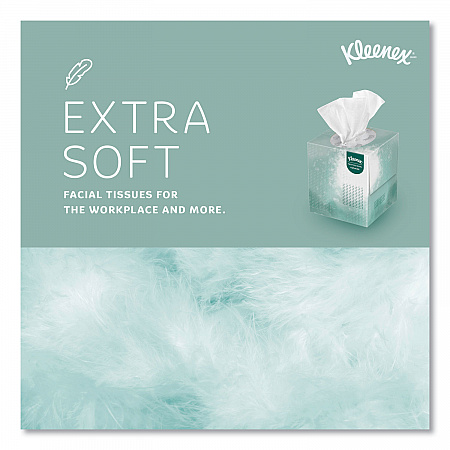 Naturals Facial Tissue for Business, BOUTIQUE POP-UP Box, 2-Ply, White, 90 Sheets/Box, 36 Boxes/Carton (21272)