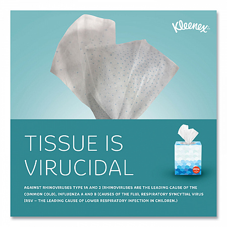Boutique Anti-Viral Facial Tissue, Pop-Up Box, 3-Ply, White, 55 Sheets/Box, 3 Boxes/Pack (21286)