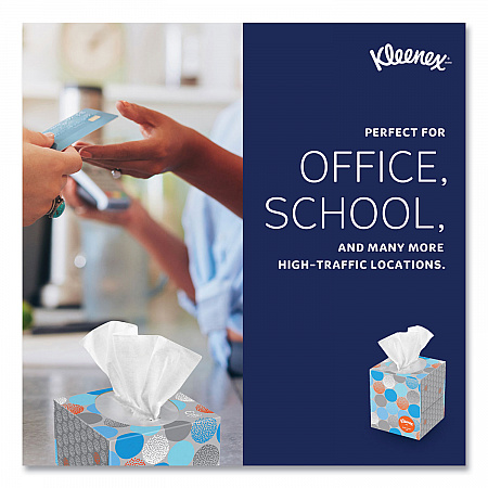 Boutique Anti-Viral Facial Tissue, Pop-Up Box, 3-Ply, White, 55 Sheets/Box, 3 Boxes/Pack (21286)