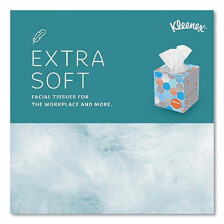 Boutique Anti-Viral Facial Tissue, Pop-Up Box, 3-Ply, White, 55 Sheets/Box, 3 Boxes/Pack, 4 Packs/Carton (21286CT)