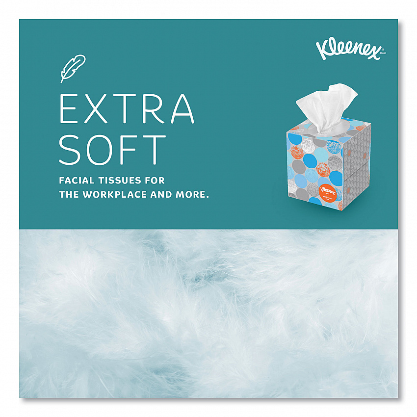 Boutique Anti-Viral Facial Tissue, Pop-Up Box, 3-Ply, White, 55 Sheets/Box, 3 Boxes/Pack, 4 Packs/Carton (21286CT)