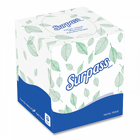Facial Tissue for Business, Pop-Up Box, 2-Ply, White, 90 Sheets/Box, 36 Boxes/Carton (21320)