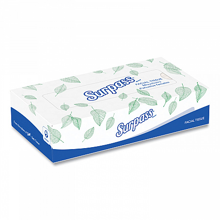 Facial Tissue for Business, 2-Ply, White, 125 Sheets/Box, 60 Boxes/Carton (21390)