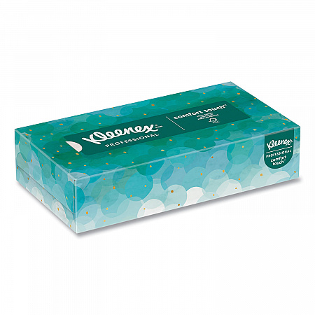 White Facial Tissue for Business, Pop-Up Box, 2-Ply, 90 Sheets/Box, 36 Boxes/Carton (21400)