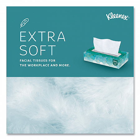 White Facial Tissue for Business, Pop-Up Box, 2-Ply, 90 Sheets/Box (21400BX)