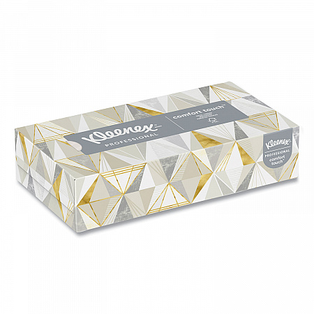 White Facial Tissue for Business, Pop-Up Box, 2-Ply, 125 Sheets/Box, 48 Boxes/Carton (21606CT)