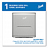 Mod Stainless Steel Recessed Dispenser Housing, 11.13 x 4 x 15.37 (31501)