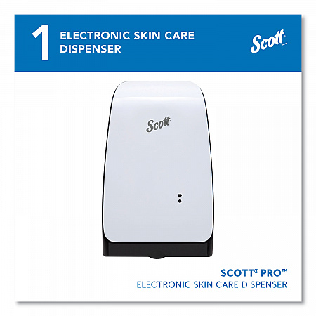 Electronic Skin Care Dispenser, 1,200 mL, 7.3 x 4 x 11.7, White (32499)