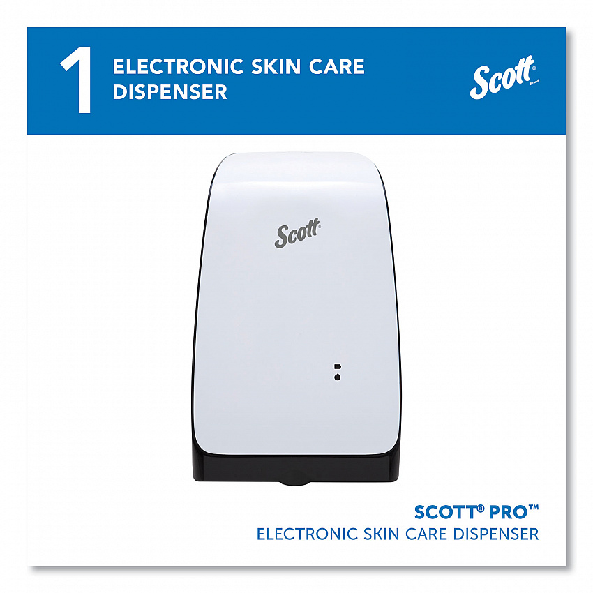Electronic Skin Care Dispenser, 1,200 mL, 7.3 x 4 x 11.7, White (32499)