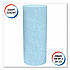 Pro Shop Towels, Heavy Duty, 1-Ply, 10.4 x 11, Blue, 12 Rolls/Carton (32992)