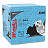 Power Clean Oil, Grease and Ink Cloths, 1/4 Fold, 12.5 x 12, Blue, 66/Box, 8 Boxes/Carton (33560)