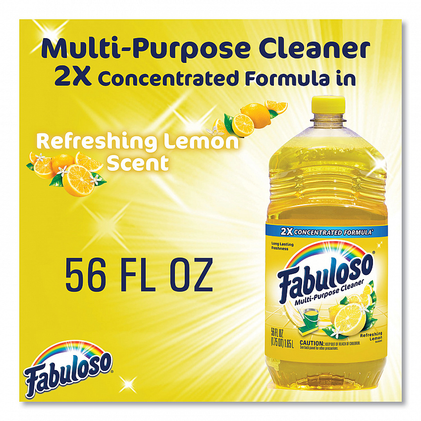 Multi-Use Cleaner, Refreshing Lemon Scent, 56 oz Bottle, 6/Carton (MX06157CT)