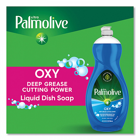 Oxy Dishwashing Liquid, Fresh Scent, 32 oz Bottle, 9/Carton (US04273CT)