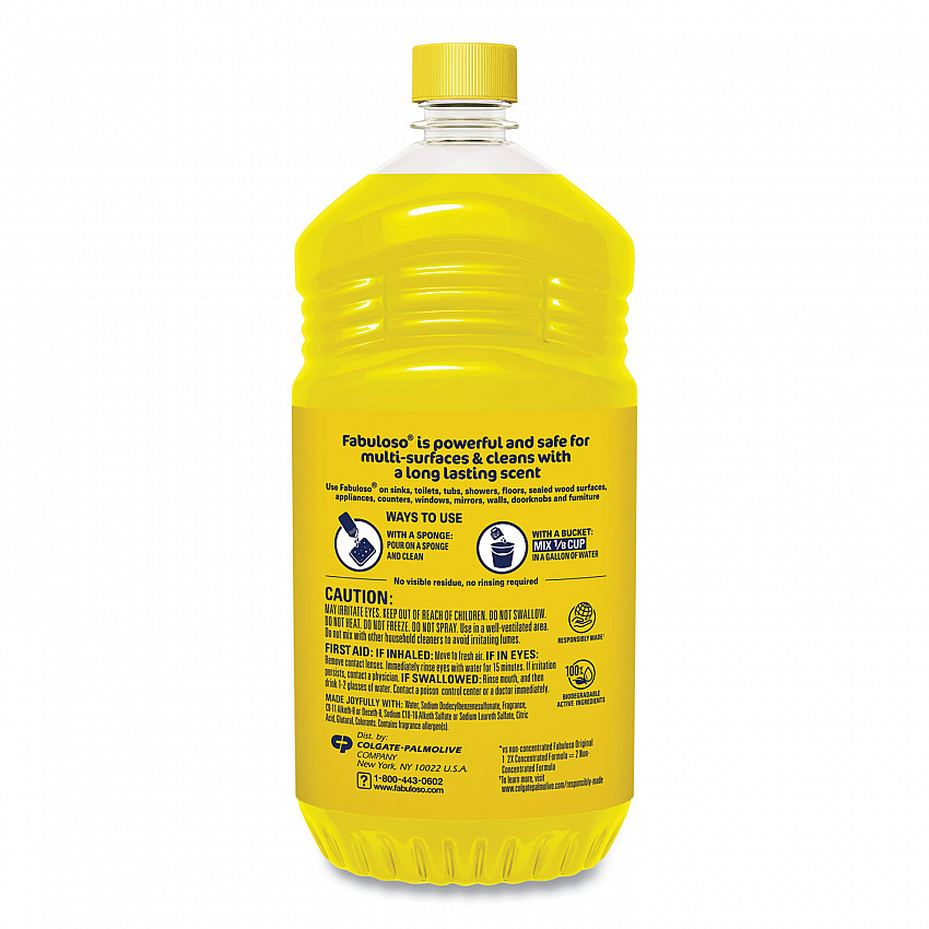 Multi-Use Cleaner, Refreshing Lemon Scent, 56 oz Bottle, 6/Carton (MX06157CT)