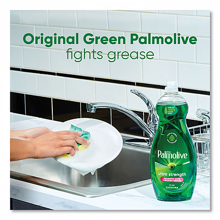 Dish Soap Liquid, Green Scent, 32.5 oz Bottle, 9/Carton (US04282CT)