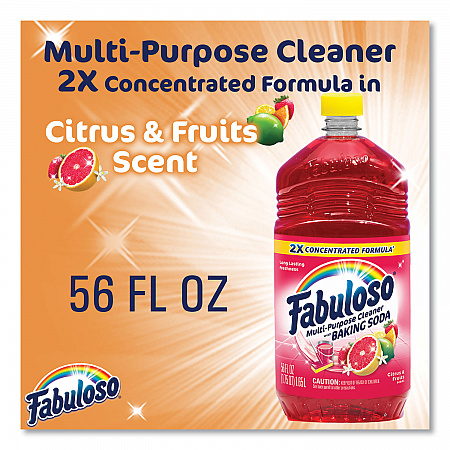 Multi-Use Cleaner, Citrus Scent, 56 oz Bottle, 6/Carton (153091)