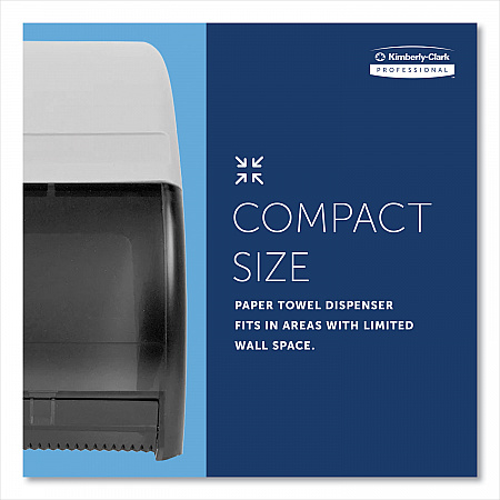 Omni Roll Towel Dispenser, 10.5 x 10 x 10, Smoke Gray (09746)
