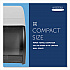 Omni Roll Towel Dispenser, 10.5 x 10 x 10, Smoke Gray (09746)