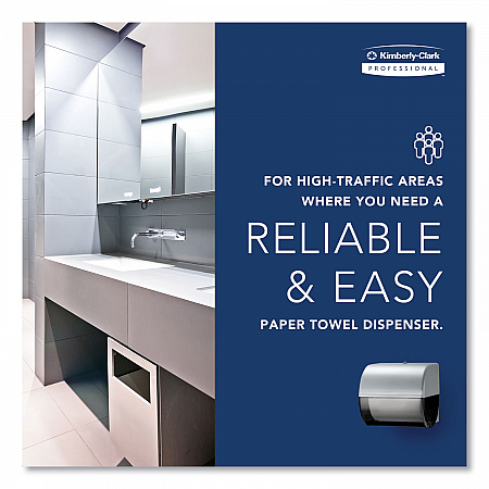 Omni Roll Towel Dispenser, 10.5 x 10 x 10, Smoke Gray (09746)
