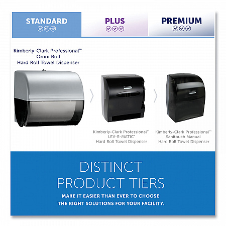 Omni Roll Towel Dispenser, 10.5 x 10 x 10, Smoke Gray (09746)