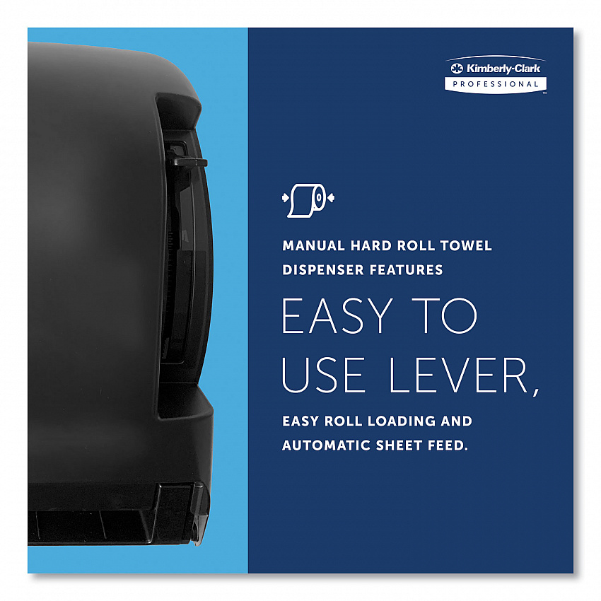 Lev-R-Matic Roll Towel Dispenser, 13.75 x 9.25 x 11.75, Smoke (09765)