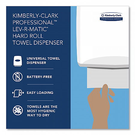 Lev-R-Matic Roll Towel Dispenser, 13.75 x 9.25 x 11.75, Smoke (09765)