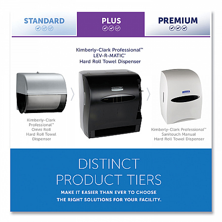 Lev-R-Matic Roll Towel Dispenser, 13.75 x 9.25 x 11.75, Smoke (09765)