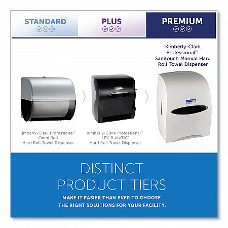 Sanitouch Hard Roll Towel Dispenser, For 1.5