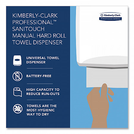 Sanitouch Hard Roll Towel Dispenser For 1.75