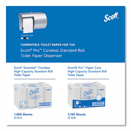 Pro Coreless SRB Tissue Dispenser, 10.13 x 6.4 x 7, Stainless Steel (09606)