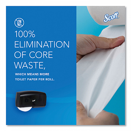 Essential Coreless Twin Jumbo Roll Tissue Dispenser, 20 x 6 x 11, Black (09608)