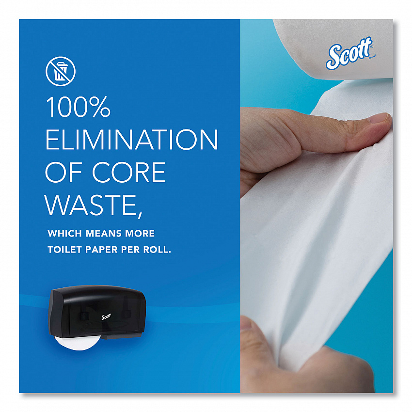 Essential Coreless Twin Jumbo Roll Tissue Dispenser, 20 x 6 x 11, Black (09608)