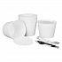 Food Bucket with Lid, 130 oz, 8.46