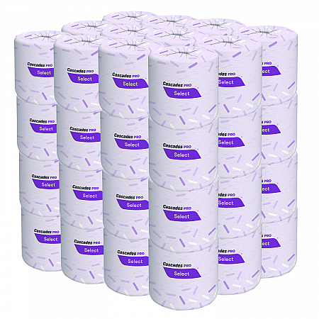 Select Standard Bath Tissue, Septic Safe, 2-Ply, White, 420 Sheets/Roll, 48 Rolls/Carton (B031)