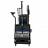 DeepCleanRx Janitorial Carts, Plastic, 3 Shelves, 24 x 26 x 26, Black (CRTDC)