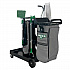 ZoneCleanRx Janitorial Carts, Plastic, 3 Shelves, 23.5 x 25 x 25, Black (CRTZN)