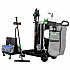 DeepCleanRx Janitorial Carts, Plastic, 3 Shelves, 24 x 26 x 26, Black (CRTDC)